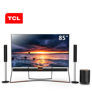 Original TCL 85X6 Alta calidad 85 pulgadas 4K color primario punto cuántico full ecológico HDR Smart TV Sonido panorámico de 360 ​​°, impactante y auditivo