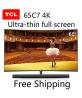 TCL 65C7 Televisor LCD LED curvo inteligente 55K de ultra alta definición de 4 pulgadas Televisor con una gama de colores alta al 136%