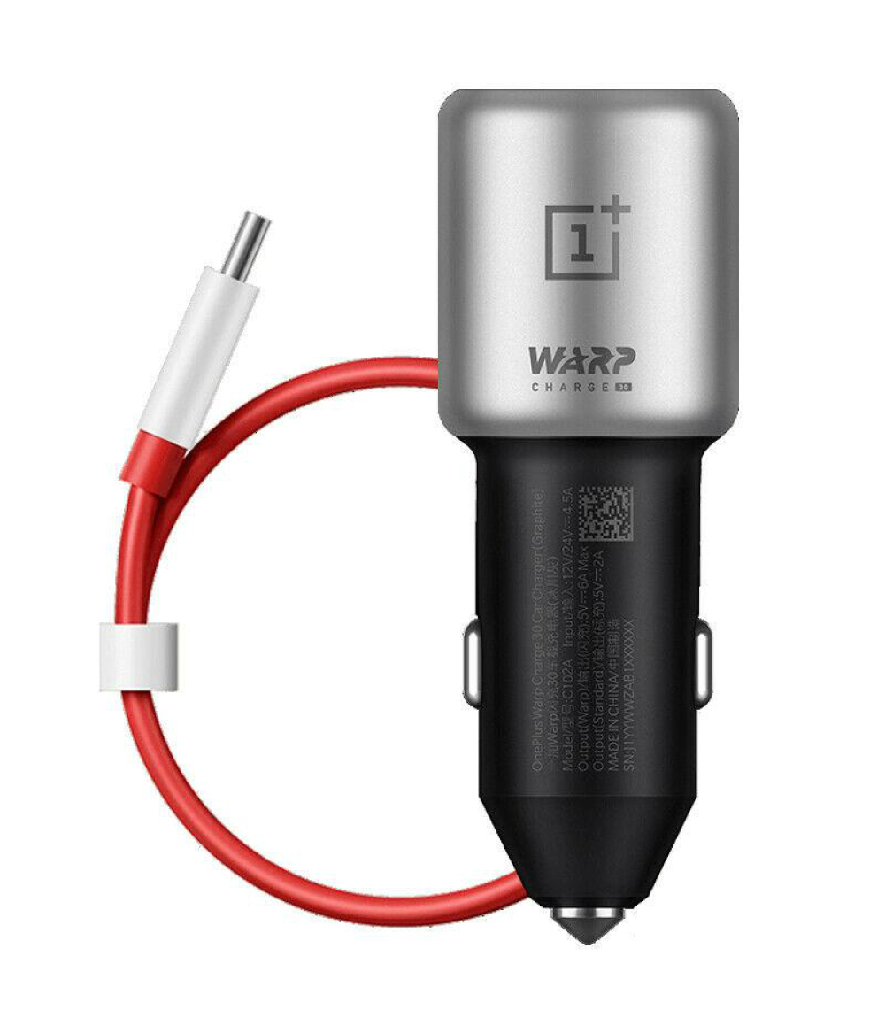 Chargeur rapide de voiture d'origine OnePlus Warp Charge 30 5V = 6A Max pour 7 Pro / 5T / 6 / 6T Type-C OTG kit de voyage de charge flash