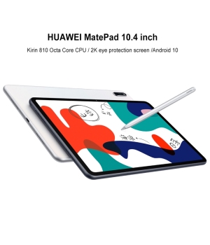 Original HUAWEI MatePad 10.4-Zoll-Tablet Android 10 kirin 810 Octa Core-Bildschirm Zusammenarbeit GPU Turbo Android 10 7250mAh Tablet-PC mit großem Akku