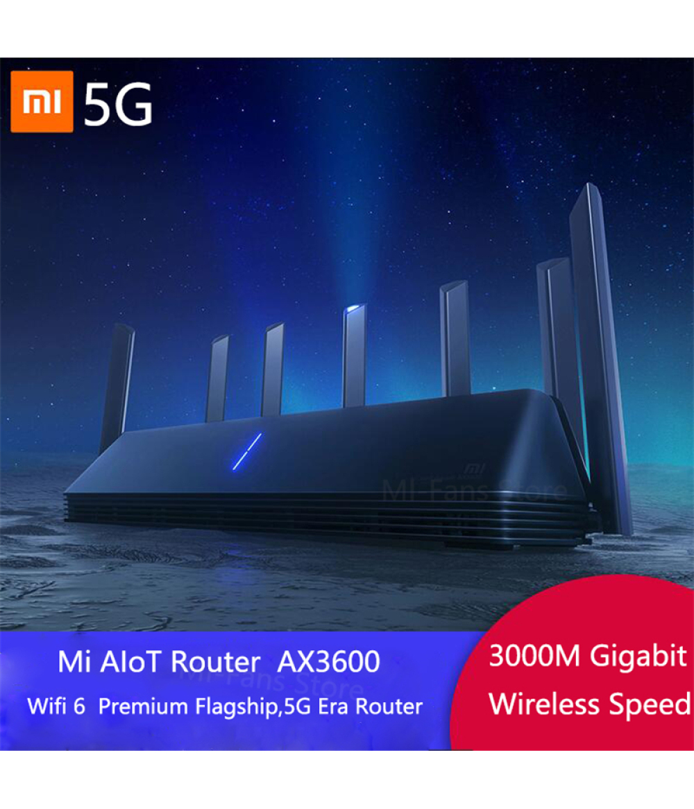 NUEVO Xiaomi AX3600 AIoT Router Wifi 6 5G WPA3 Wifi6 600Mb Dual-Band 2976Mbs Gigabit Rate Qualcomm A53 Módem amplificador de señal externa