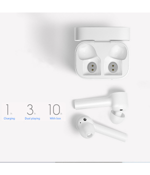 Xiaomi TWSEJ02JY Air TWSEJ02JY 2019 NEWest TWS bluetooth 5.0 earbud tiny headset + Charging Case for Sport Gym boy