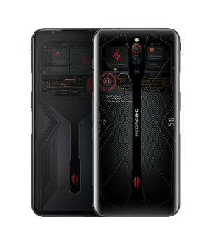 Стандартный игровой мобильный телефон Red Magic 5G Android 10 Snapdragon 865 Red Magic 6.65''AMOLED Turbo 64MP Отпечаток пальца 4500 мАч HDMI