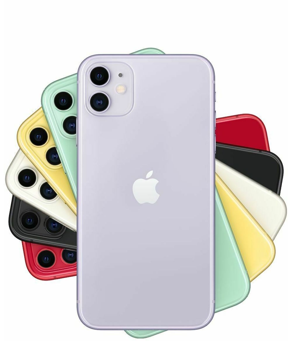 Новое поступление 2020 года Apple iPhone 11 6.1-дюймовый чип A256 Bionic 13 ГБ с 4G LTE White National Bank подлинный спотовый смартфон