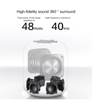 HUAWEI Sound X Smart Speaker (Starry Night) Diwale 60 Вт Двойной сабвуфер Качество звука без потерь высокого разрешения Передача в одно касание Интеллектуальное восприятие пространства Технология балансировки вибрации Массивный источник звука Богатый контент