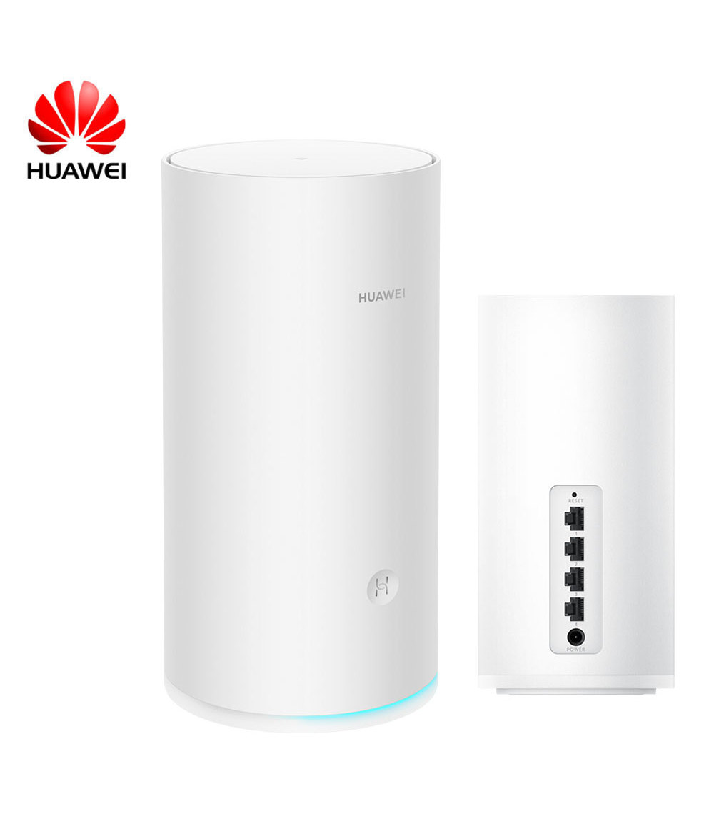 HUAWEI Router A2 Extender WiFi (blanc) Multi-connexion sans carte Connexion par simple contact Protection Internet Processeur quadricœur Tri-bande WIFI haut débit Accélération de jeu mobile
