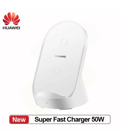 Huawei Super Fast Charge Vertical Wireless Charger CP62R (Max 50W) Pearl White