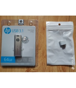 Original Original (HP) 64G USB3.1 USB-Flash-Laufwerk X796w champagnergold Hochgeschwindigkeits-Business-Office-einziehbares Design, sicher und wasserdicht, Pen Drive Memory Stick für PC Laptop