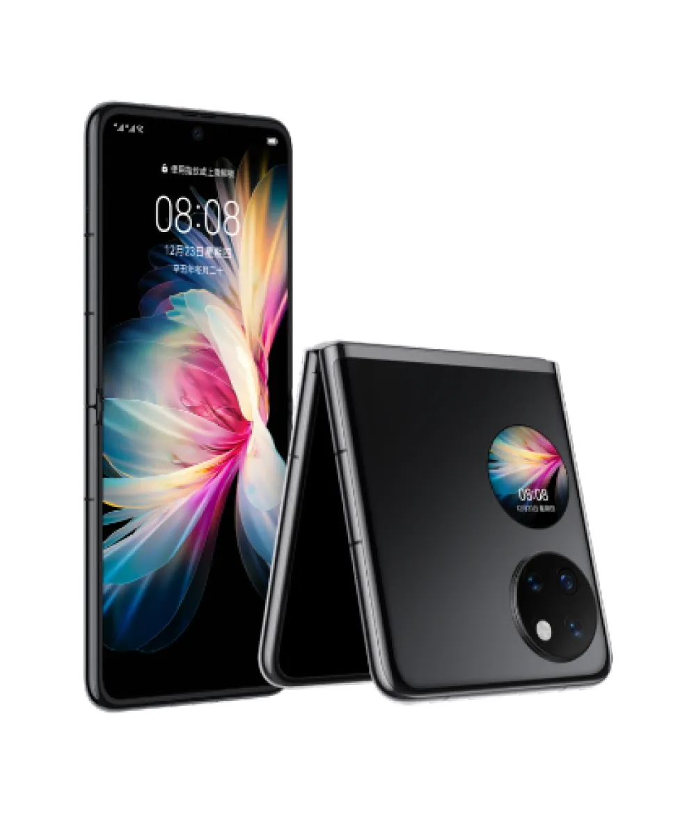 2022 [Listado de nuevos productos] HUAWEI P50 Pocket 4G Full Netcom Sistema de imágenes hiperespectrales plegables sin costuras 8GB + 256GB Innovadora experiencia de operación de pantalla dual Teléfono plegable Original Genuino