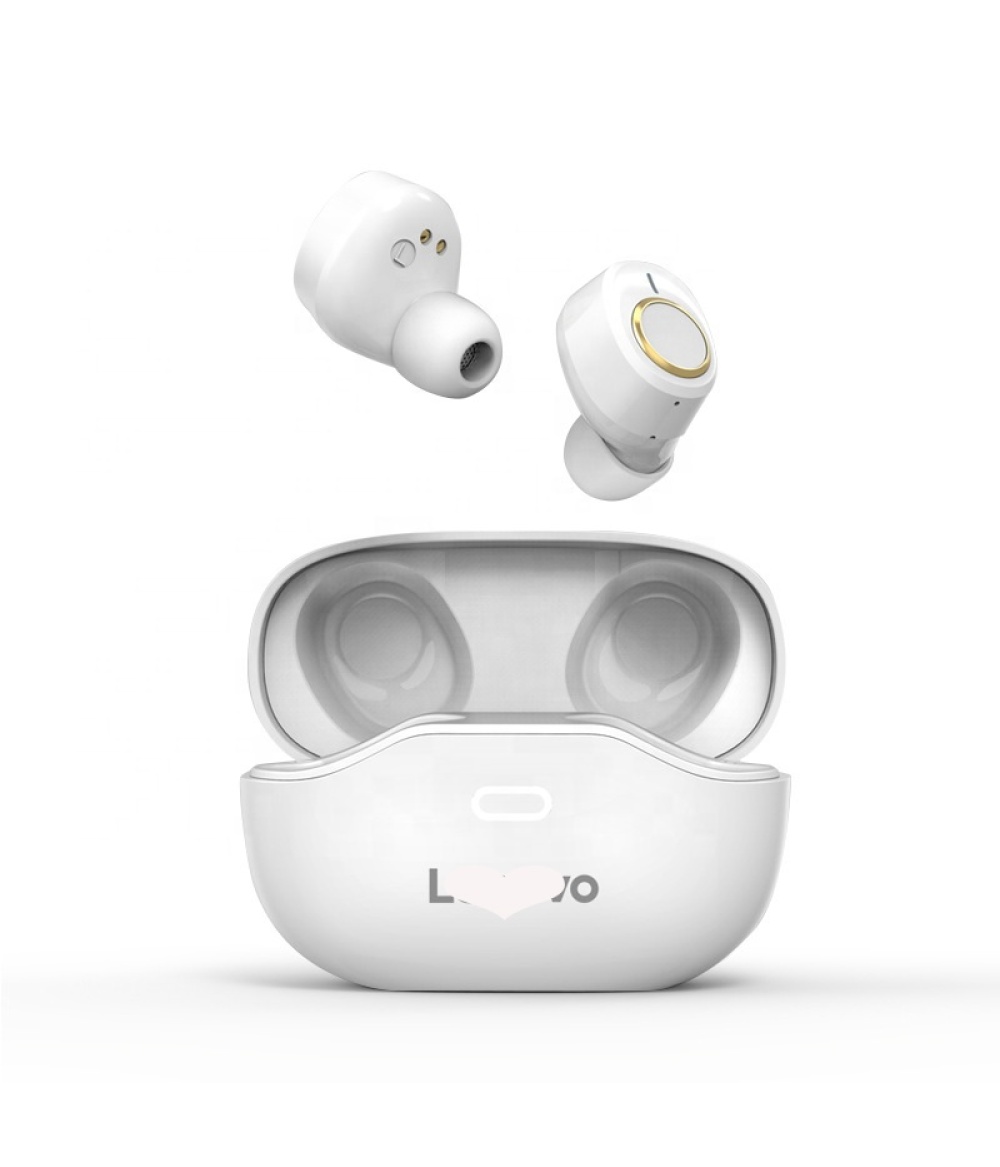 Lenovo X18 TWS Kopfhörer Wireless Bluetooth 5.0 Touch Wireless Bluetooth-Kopfhörer mit Ladebox, Support-Anruf und Siri (weiß)