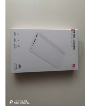 Fuente de alimentación móvil 100% HUAWEI original de 20000 mA. (max 18w) Type-C White. Admite carga rápida bidireccional, salida USB dual, ¡spot rápido!