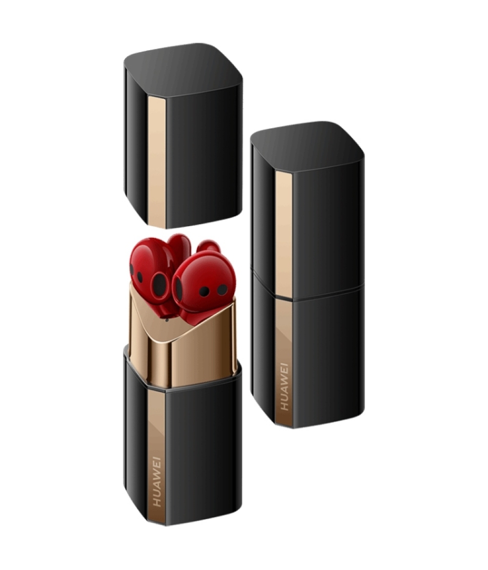 [New Product] HUAWEI FreeBuds Lipstick Wired Rechargeable Version (Honey Talk) The industry’s first lipstick design, luxurious quality and comfortable to wear
