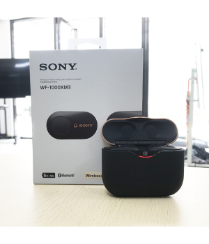 Sony WF-1000XM3 TWS-Kopfhörer mit Rauschunterdrückung Intelligentes Touchpanel zur Geräuschreduzierung für Apple- / Android-Telefone Schwarz, ca. 32 Stunden Akkulaufzeit, Bluetooth 5.0, stabil und einfach zu bedienen