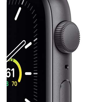 Neues Apple Watch SE (GPS, 44 mm) raumgraues Aluminium-Metallgehäuse; Multifunktionale Herzfrequenz Telefon Business Sportuhr auf Lager