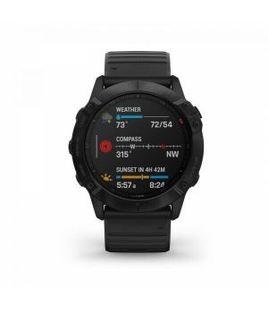 Garmin Fenix ​​6X Pro, orologio GPS multisport premium, alpinismo solare all'aperto Gestione della batteria Frequenza cardiaca Esercizio Nuovo alimentatore Saturazione di ossigeno nel sangue Guida all'animazione