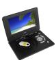 9.8 pouces Lecteur DVD portable Écran pivotant Rechargeable TV Chargeur de voiture Gamepad USB SD Cartes