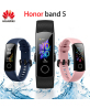 D'origine Huawei Honor Band 5 Écran Tactile De Natation Oxymètre Écran Tactile Magique Couleur Nager Fréquence Cardiaque Détecter Sommeil Sieste Honneur Bande 5 Smart Bracelet
