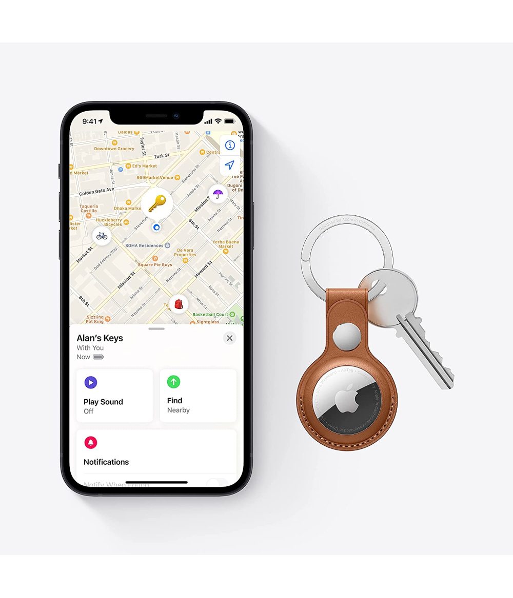 Apple AirTag anti-lost device sports tracker car mobile phone anti-lost device smart bluetooth positioning hanging on the key chain away alarm