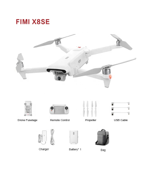 FIMI X8SE Drohne HD 4K FPV Kamera Drohne 3-Achsen Gimbal 8KM Steuerung GPS 4K Kamera HDR GPS Antenne Quadcopter X8SE 2020 International Express Carrier