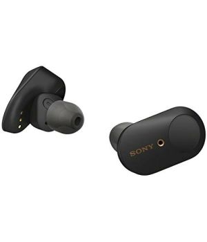Auricular Sony WF-1000XM3 TWS con cancelación de ruido Panel táctil inteligente de reducción de ruido para teléfonos Apple / Android Negro, aproximadamente 32 horas de duración de la batería, Bluetooth 5.0, estable y fácil de usar