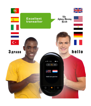 Neue Version Travis Touch Go eSIM, Zwei-Wege-Übersetzungen, Touchscreen,​ .Smart Pocket Translator - Alinuola.com