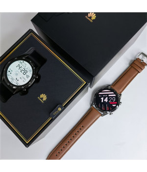 HUAWEI WATCH GT 2 Pro Modello ECG Obsidian Black (46mm) Durata della batteria di due settimane Monitoraggio ECG Specchio in zaffiro Corpo dell'orologio in lega di titanio Fondello in ceramica Chiamata Bluetooth smart watch Spedizione gratuita