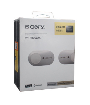 Auricular Sony WF-1000XM3 TWS con cancelación de ruido Panel táctil inteligente de reducción de ruido para teléfonos Apple / Android Negro, aproximadamente 32 horas de duración de la batería, Bluetooth 5.0, estable y fácil de usar