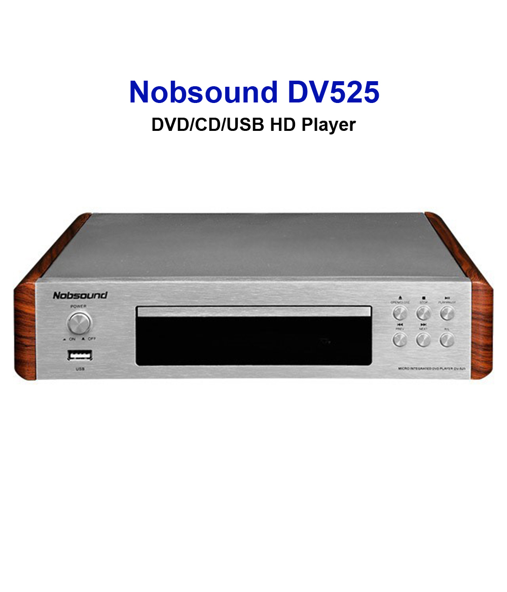 DV525 DVD-Player DVD Mini EVD VCD DVD CD-Player, Video-Player Karaoke-USB-Schnittstelle HD-Wiedergabe Koaxial- / Optik- / Cinch- / HDMI- / S-Video-Steckdosen