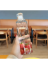 Personalized drink container stylish transparent water bottle fruit infuser water bottle diffuser water bottles with scale