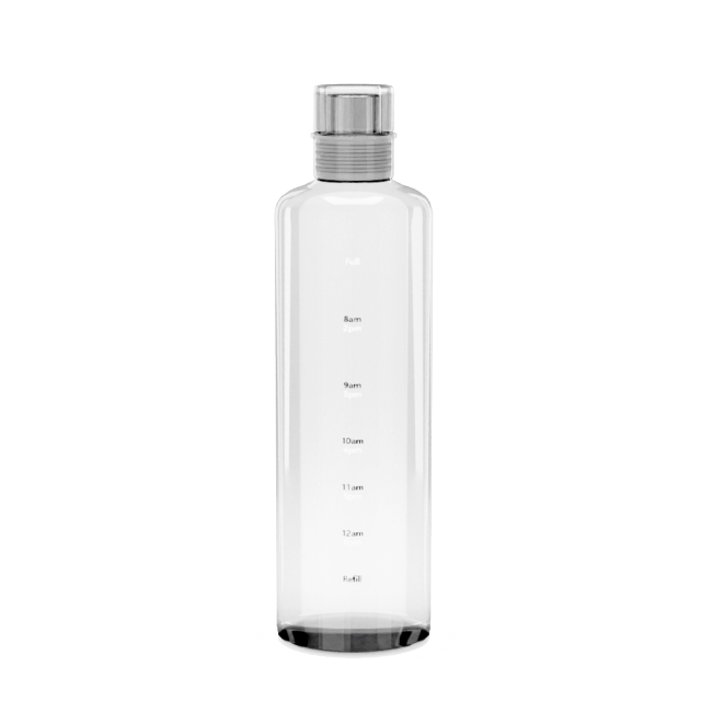 Personalized drink container stylish transparent water bottle fruit infuser water bottle diffuser water bottles with scale