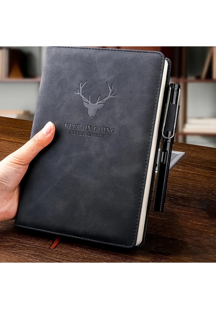 A5 Multiple Color Options PU Journal HardCover Notebook with Elastic Pen Holder