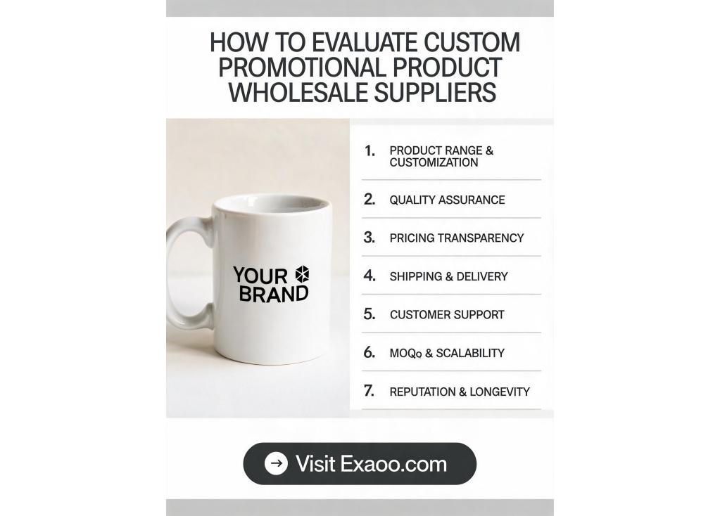 How to evaluate custom promotional product suppliers for wholesale?