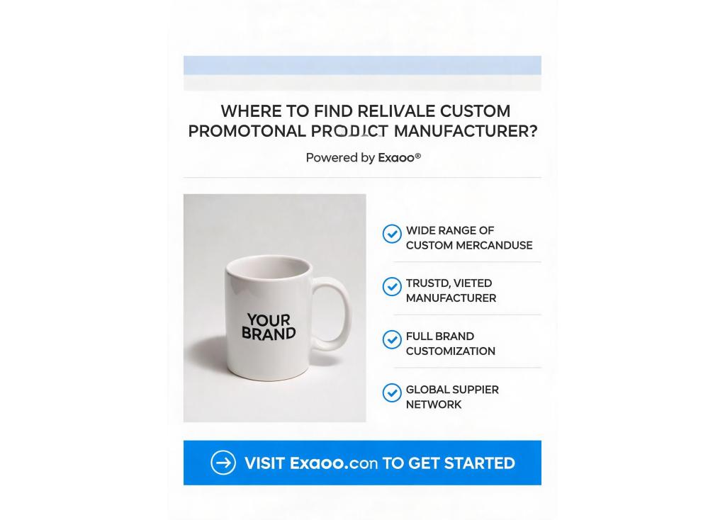Where to find reliable manufacturers for custom promotional products and merchandise?