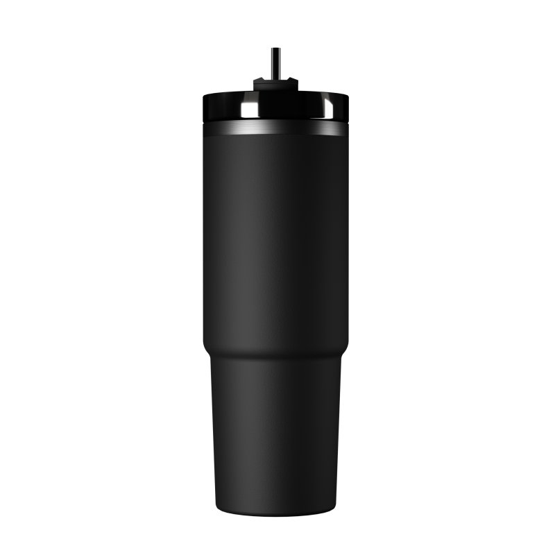 30oz Stainless Steel Travel Tumbler with Straw