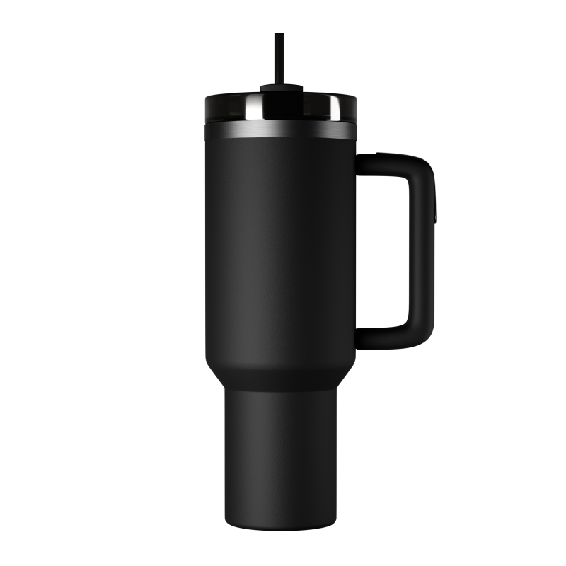 Hot Sale Large Capacity Stainless Steel Straw Water Bottle 40 oz Tumbler with Handle and Straw