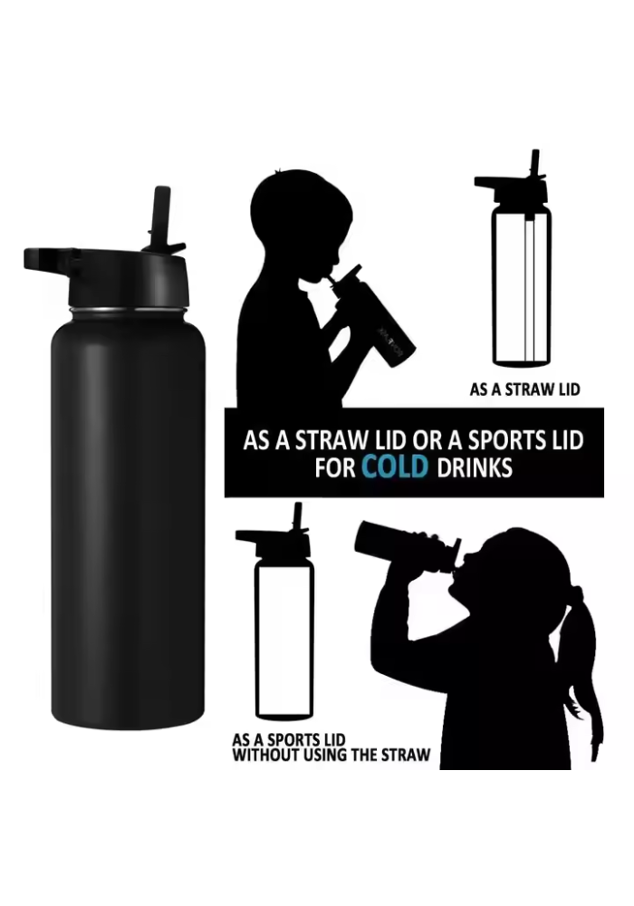 2024 Best Sellers 40oz Wide-mouthed Double Wall Insulated Water Bottles for Camping