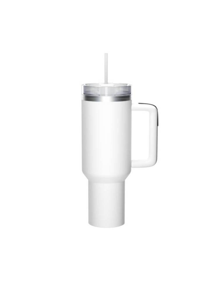 Hot Sale Large Capacity Stainless Steel Straw Water Bottle 40 oz Tumbler with Handle and Straw