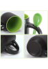 Color Changing Ceramic Mug with Spoon