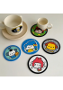  Soft Rubber Coaster