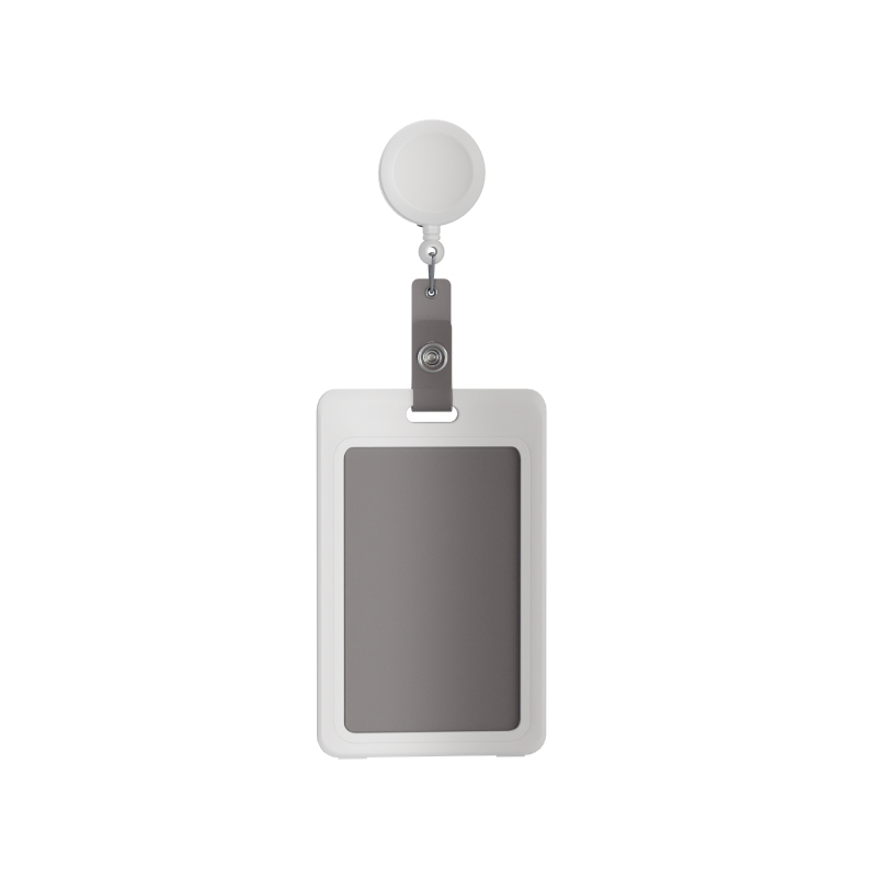 Multifunctional PP ID Badge Holder with Retractable