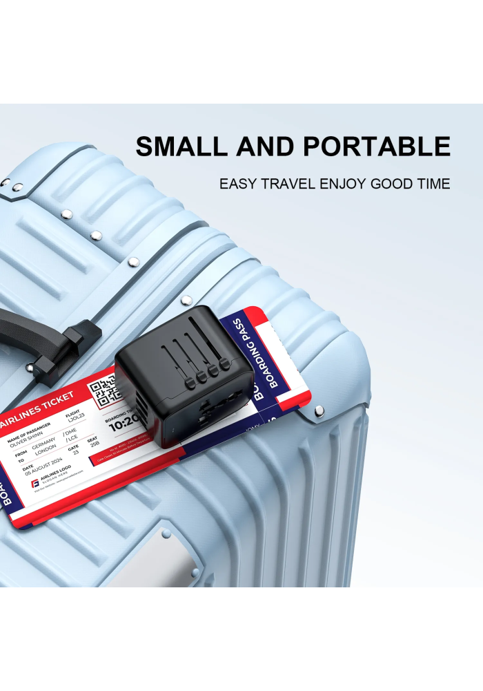 Universal Travel Adapter – 212 Fast Charge Edition