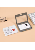 Multifunctional PP ID Badge Holder with Retractable