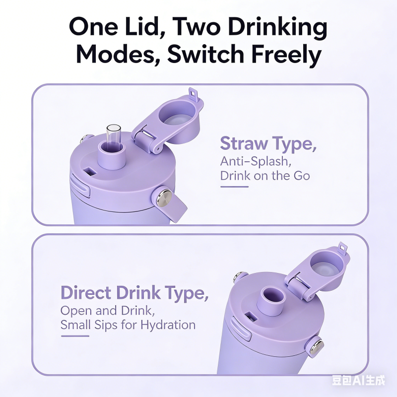 Bounce Lid Milk Tea Cup