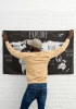 Custom Printed Polyester World Map Banner with Grommets