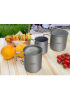 Outdoor Pure Titanium Multi-Purpose Folding Cup (with Storage Bag)