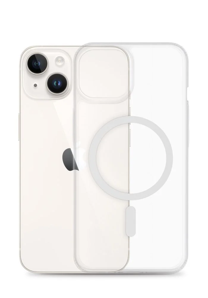 ​​Magnetic Transparent PC+ABS Phone Case