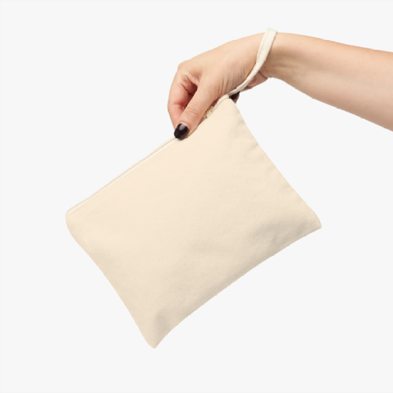 Portable Cotton Zipper Pencil Pouch