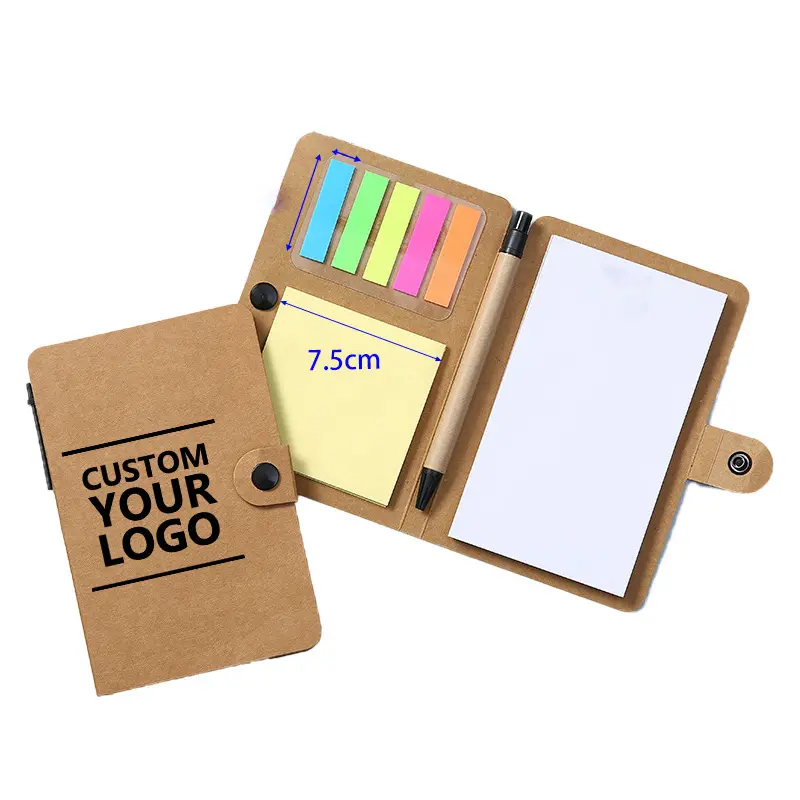 Custom Eco-Friendly Sticky Note Set