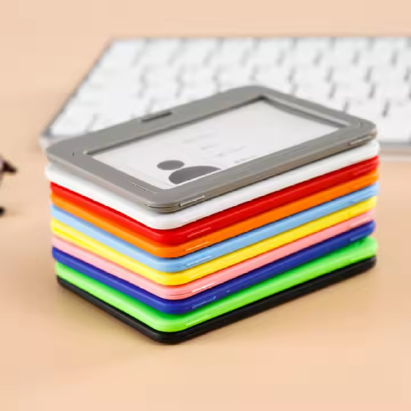 Multifunctional PP ID Badge Holder with Retractable