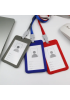 Vertical Badge Holder with Detachable Buckle Lanyard